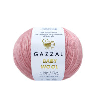Пряжа Gazzal Baby Wool | Газзал Бебі Вул 831 троянда