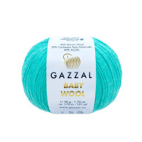 Пряжа Gazzal Baby Wool | Газзал Бебі Вул 832 блакить