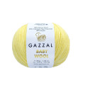 Пряжа Gazzal Baby Wool | Газзал Бебі Вул 833 лимон