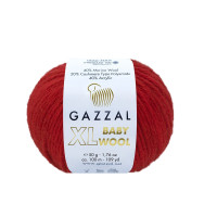 Пряжа Gazzal Baby Wool XL | Газзал Бебі Вул ХЛ 811 червоний