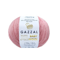 Пряжа Gazzal Baby Wool XL | Газзал Бебі Вул ХЛ 831 рожевий