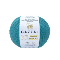 Пряжа Gazzal Baby Wool XL | Газзал Бебі Вул ХЛ 832 блакить