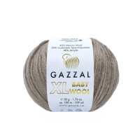 Пряжа Gazzal Baby Wool XL | Газзал Бебі Вул ХЛ 835 мокко
