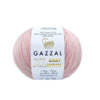 Пряжа Gazzal Baby Wool XL | Газзал Бебі Вул ХЛ 836 св.рожевий