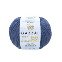 Пряжа Gazzal Baby Wool XL | Газзал Бебі Вул ХЛ 844 джинс
