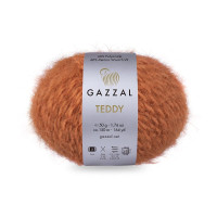 Пряжа Gazzal Teddy|Газзал Тедді 6546 гарбуз