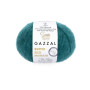 Пряжа Gazzal Super Kid Mohair/Газзал Супер Кід Мохер 64425 зелений петроль