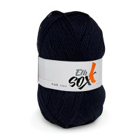 Пряжа для шкарпеток GGH Elb Sox - 4 Uni | ДжиДжиАш Ельб Сокс - 4 Уні 002 чорний