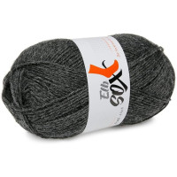 Пряжа для шкарпеток GGH Elb Sox - 4 Uni | ДжиДжиАш Ельб Сокс - 4 Уні 004 темно сірий