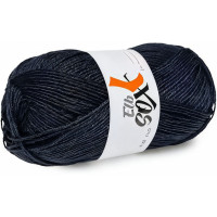 Пряжа для шкарпеток GGH Elb Sox - 4 Uni | ДжиДжиАш Ельб Сокс - 4 Уні 009 темно синій