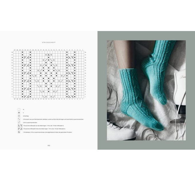 Книга "Finnische Socken Stricken Fur Jede Jahreszeit" Німеччина. Видавництво Stiebner
