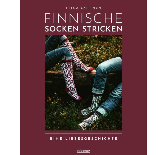 Книга "Finnische Socken Stricken" Німеччина. Видавництво Stiebner