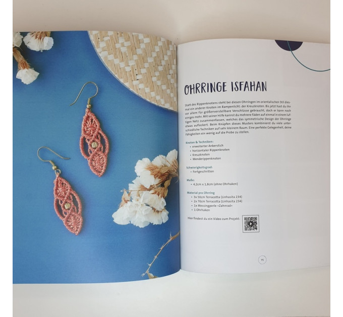 Книга "Makramee Schmuck" Німеччина. Видавництво Stiebner