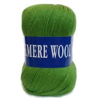 Пряжа Lana Cashemere Wool | лана кашемір вул 1007 зелений
