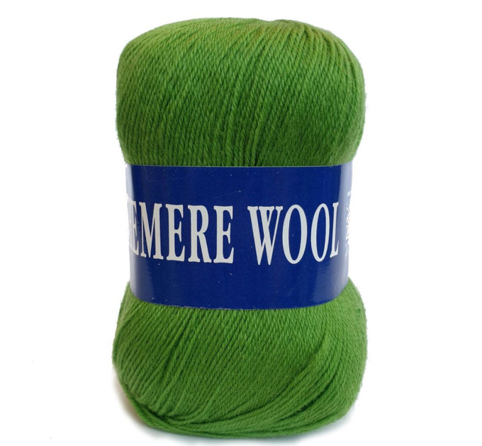 Пряжа Lana Cashemere Wool | лана кашемір вул 1007 зелений