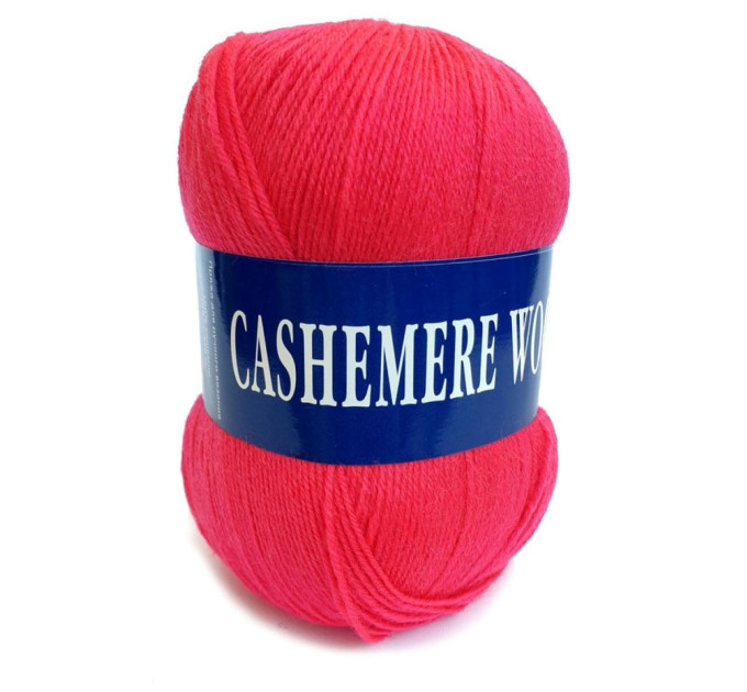 Пряжа Lana Cashemere Wool | лана кашемір вул 1011 малиновий