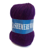 Пряжа Lana Cashemere Wool | лана кашемір вул 1026 баклажан