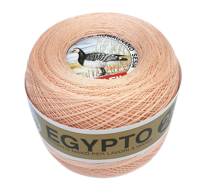 Пряжа Mafil Egypto 25 128 світлий персик