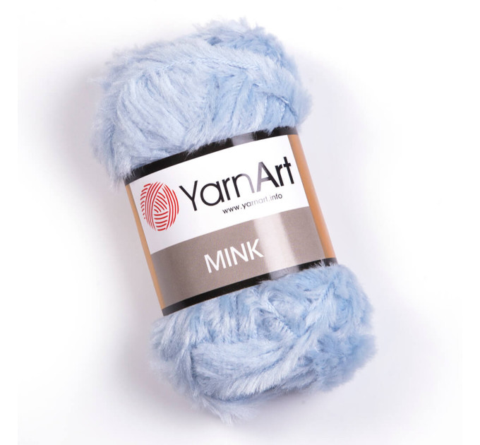 Пряжа YarnArt Mink (ЯрнАрт Мінк) 351 блакитний
