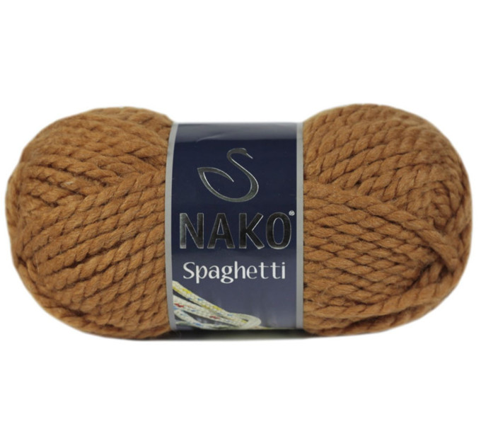 Пряжа Nako Spaghetti | Нако Спагетті 5401 бежево-гірчичний