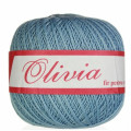 Пряжа Бавовняна Romanofir Olivia 1231 св.блакитний