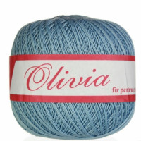 Пряжа Бавовняна Romanofir Olivia 1231 св.блакитний