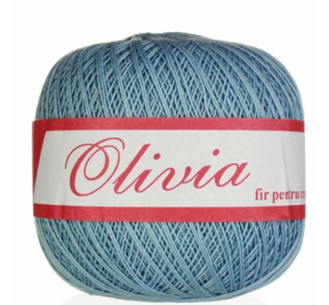 Пряжа Бавовняна Romanofir Olivia 1231 св.блакитний