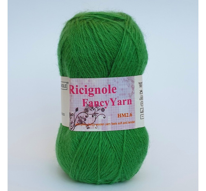 Пряжа Ricignole Fancy Yarn HM2.6 266 зелений