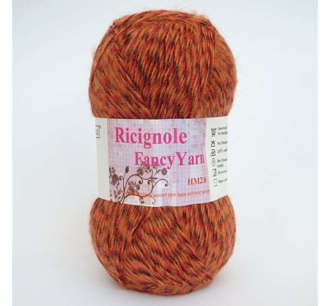 Пряжа Ricignole Fancy Yarn HM2.6 273 теракот меланж