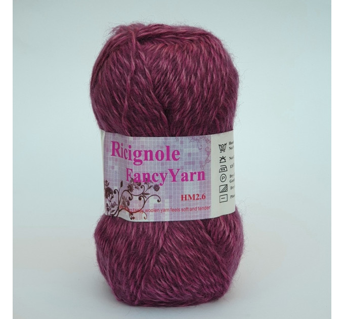 Пряжа Ricignole Fancy Yarn HM2.6 275 суха троянда меланж