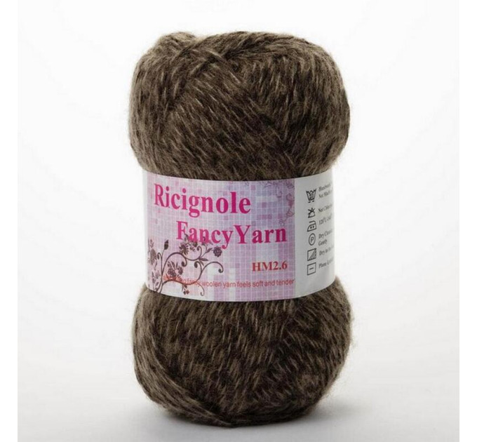 Пряжа Ricignole Fancy Yarn HM2.6 279 коричневий меланж