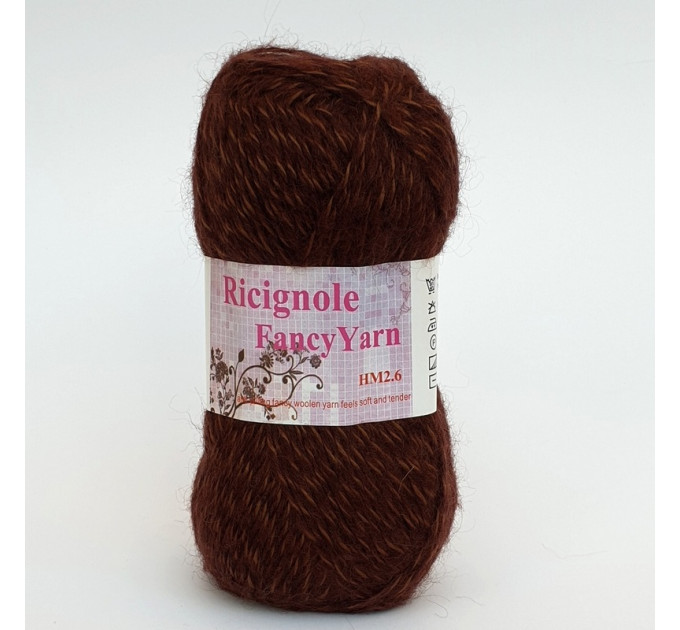 Пряжа Ricignole Fancy Yarn HM2.6 282 шоколад меланж