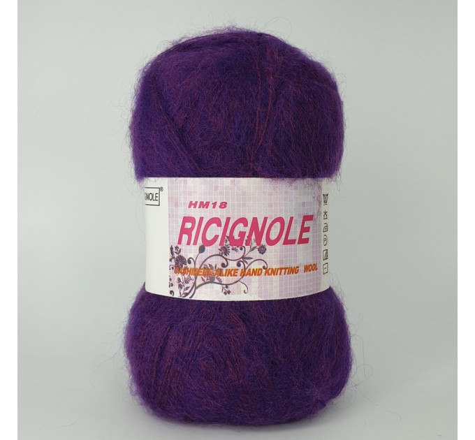 Пряжа Ricignole HM18 24 фіолетовий
