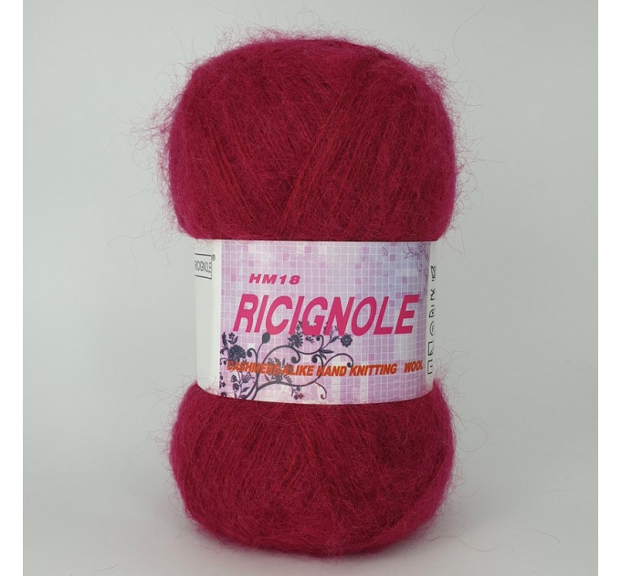 Пряжа Ricignole HM18 27 вишня