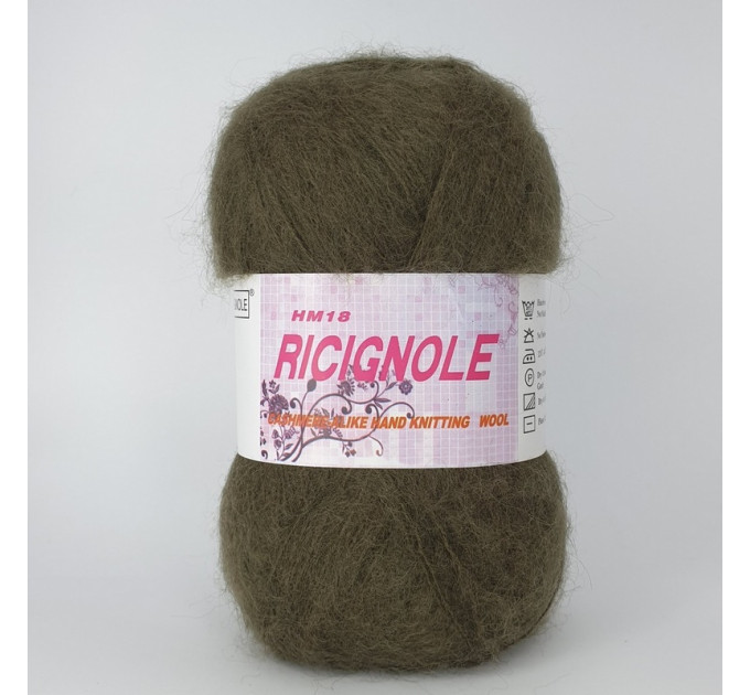 Пряжа Ricignole HM18 28 болотний