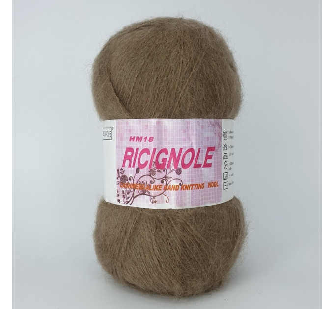 Пряжа Ricignole HM18 52 темний беж
