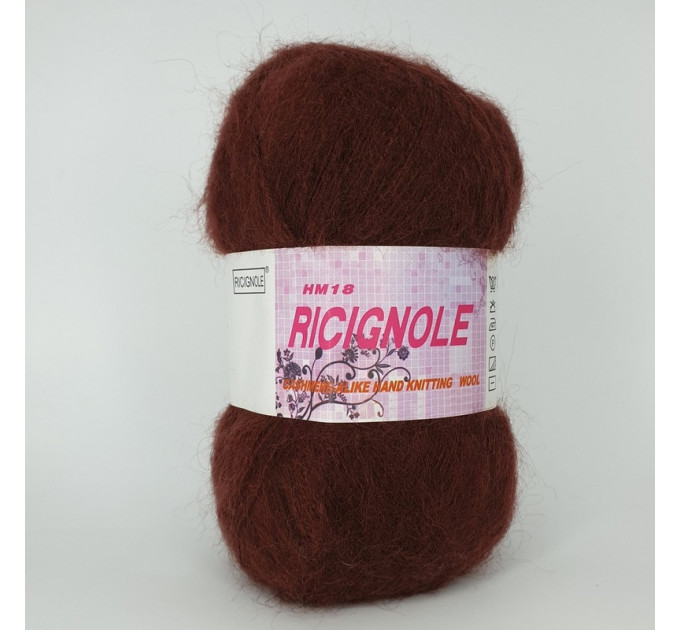 Пряжа Ricignole HM18 54 шоколад