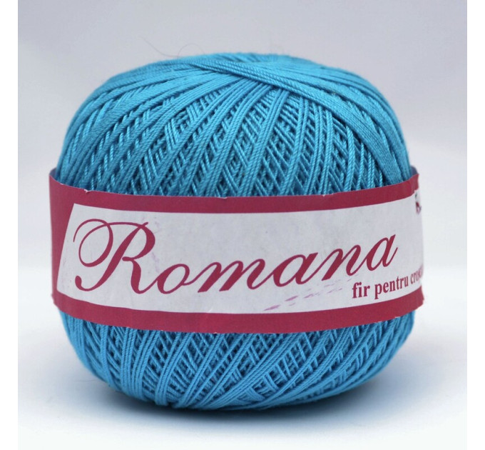 Пряжа Бавовняна Romanofir Romana 0094 бірюза