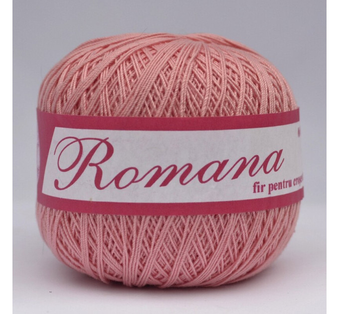 Пряжа Бавовняна Romanofir Romana 1208 світло-рожевий