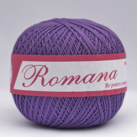 Пряжа Бавовняна Romanofir Romana 1226 фіолет