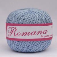 Пряжа Бавовняна Romanofir Romana 1231 блакитний