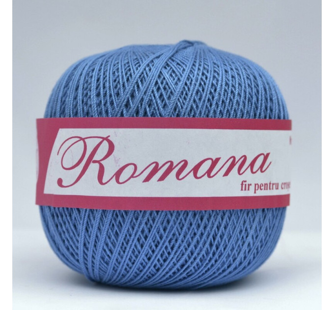 Пряжа Бавовняна Romanofir Romana 1232 волошка