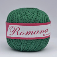 Пряжа Бавовняна Romanofir Romana 1253 зелений