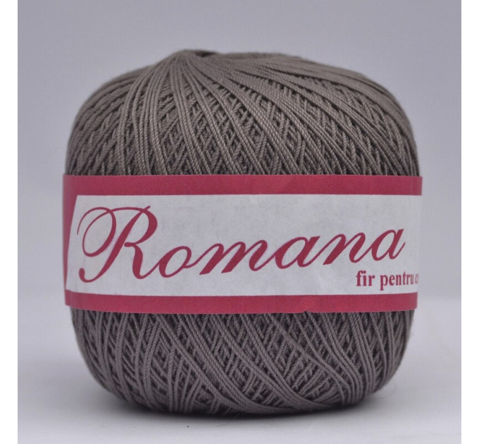 Пряжа Бавовняна Romanofir Romana 1290 асфальт