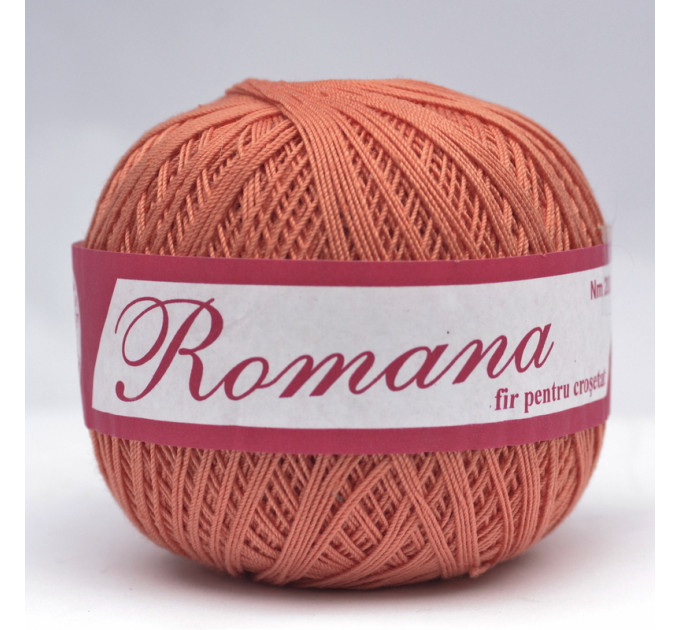 Пряжа Бавовняна Romanofir Romana 1326 корал