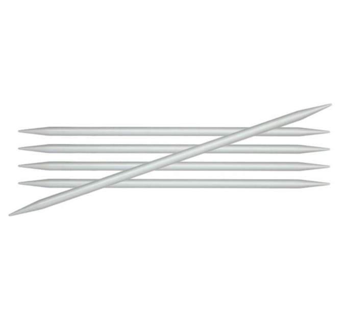 45107 Спиці шкарпеткові Basix Aluminum KnitPro, 15 см, 5.00 мм