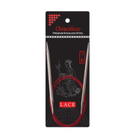 Кругові сталеві спиці ChiaoGoo Red Lace, 60 см (24") 5,5 мм
