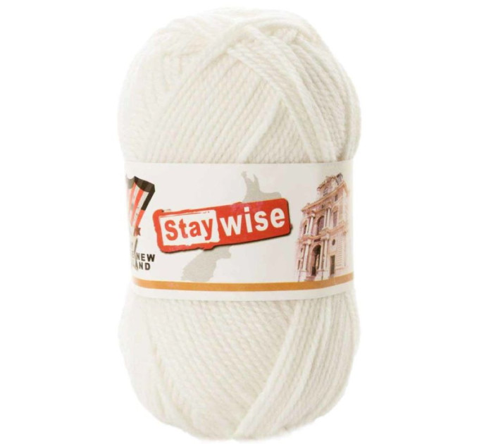 Пряжа Fulcrum Wool Stay Wise |  Стей Вайз 000 білий