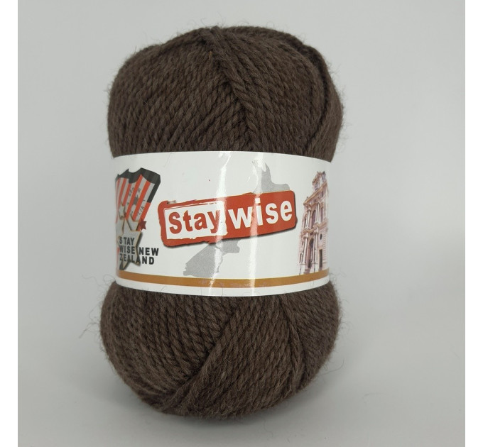 Пряжа Fulcrum Wool Stay Wise |  Стей Вайз 521 шоколад