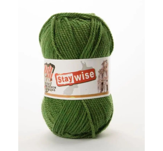 Пряжа Fulcrum Wool Stay Wise |  Стей Вайз 821 зелений